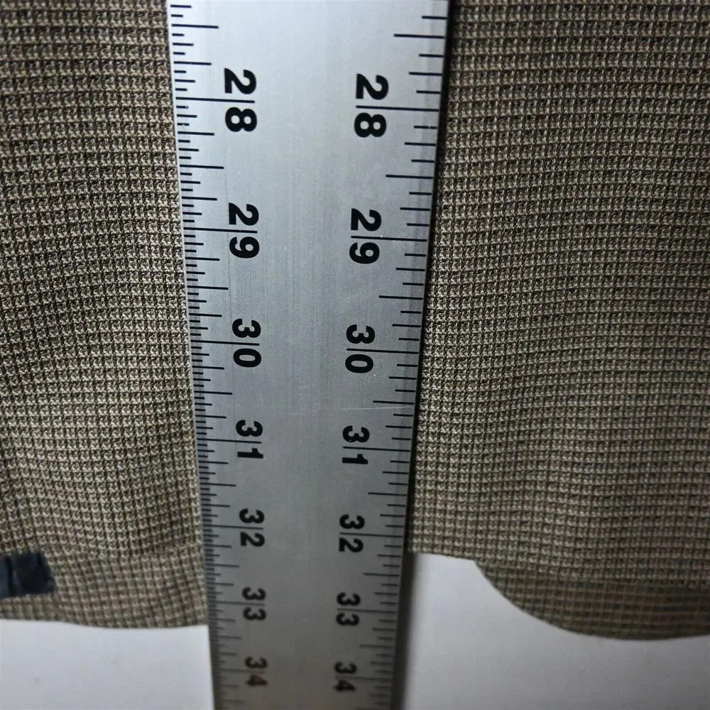 J Ferrar 44L Brown Check 100% Wool Mens Sport Coat Suit Jacket Blazer‎